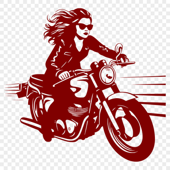 A high-resolution vector graphic of a motorbike in various colors and styles.