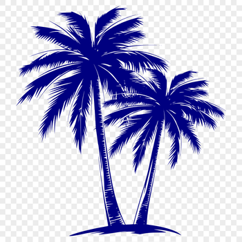 Unique Palm Tree - SVG For Commercial Use
