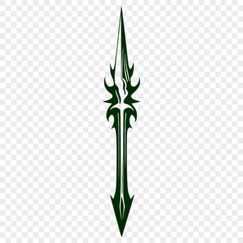 Free Unique Dagger Stencil