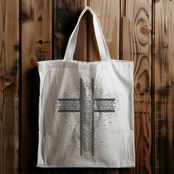 A simple, hand-drawn crucifix with a classic design, suitable for various uses.