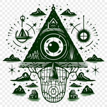 Unique Eye Of Providence SVG, PNG, PDF And DXF Files