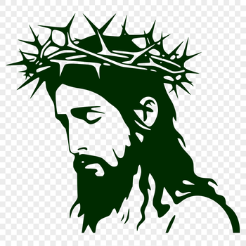 SVG illustration of a male figure with religious significance.
