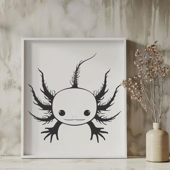 Axolotl In SVG File Format