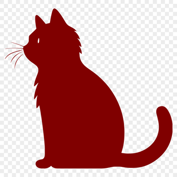 A feline animal in full body pose, sitting upright.