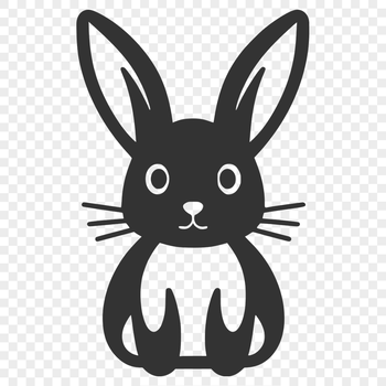 Rabbit SVG, PNG, PDF And DXF Files