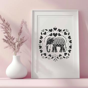 Unique Elephant Digital Art