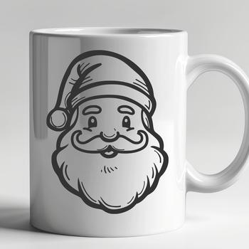 Artistic Santa In DXF Format