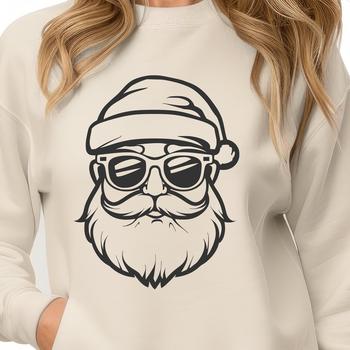 Artistic Santa Claus - Laser PNG