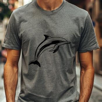 Free Unique Dolphin Vector Art