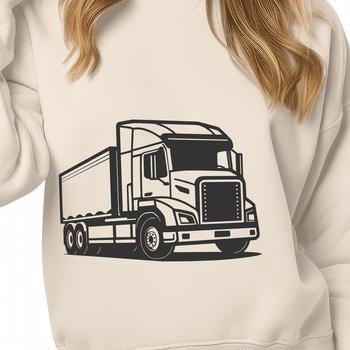 Free Semi Truck In PDF And PNG