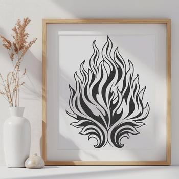 Stunning Flames - Cricut PDF