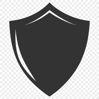 An ornate shield design made from vector graphics, suitable for cutting machines and laser cutters.