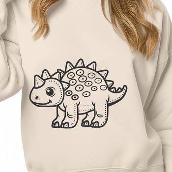 Artistic Ankylosaurus - Laser PNG