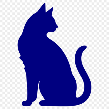A high-quality SVG vector image of a cat in full body pose, suitable for various designs and projects.