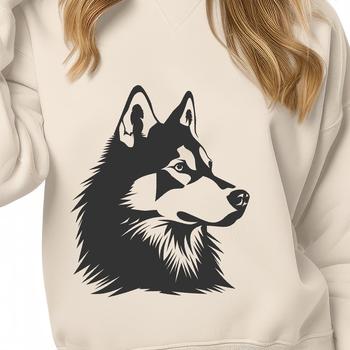 Stunning Husky Clipart