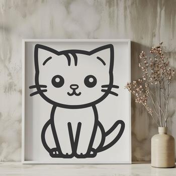 Beautiful Cat Decal