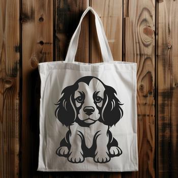 Cute Cocker Spaniel In SVG & DXF