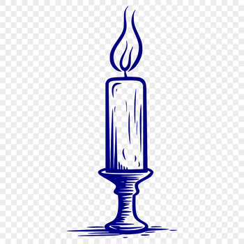 Creative Candle PNG