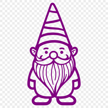 A full-body illustration of a mythical creature known as a knome.