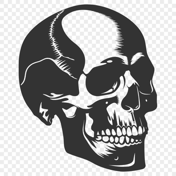 Artistic Skull - Halloween SVG