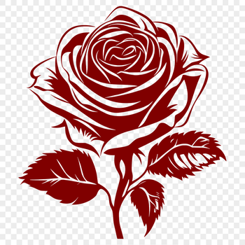 Free Rose - DXF For Commercial Use