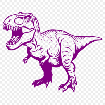 Unique Dinosaur Illustration