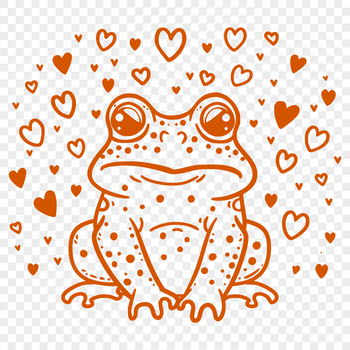 A detailed illustration of a toad with full body visible, suitable for clip art or vector design projects.