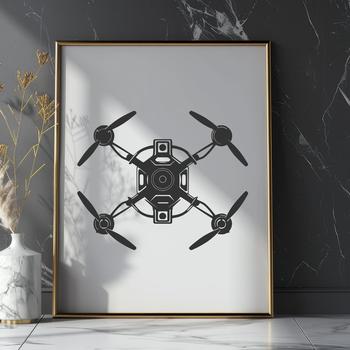 Artistic Drone - Laser SVG