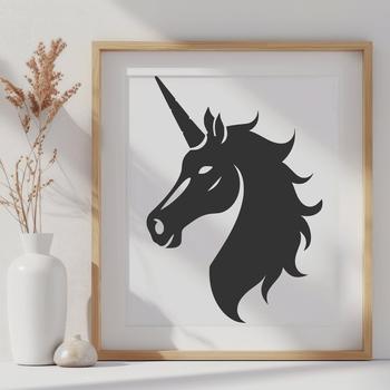 Beautiful Unicorn In SVG