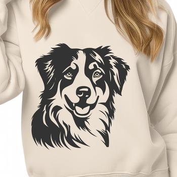 Unique Australian Shepherd Illustration