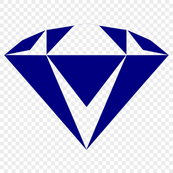 A geometric diamond shape designed as vector art for digital and print applications.