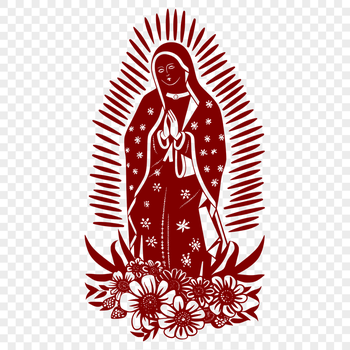 Creative Our Lady Of Guadalupe  - For Laser Engraver Project