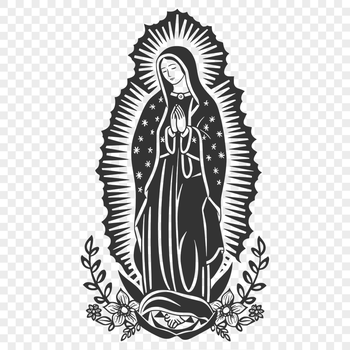 Stunning Virgin Mary Clip Art