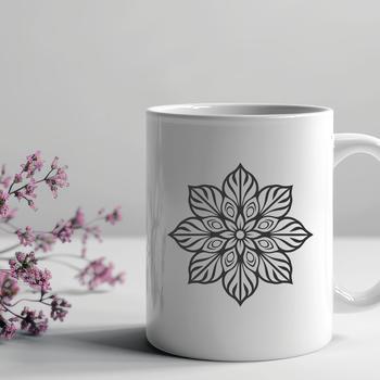 A stylized snowflake illustration suitable for various digital and offline applications.