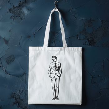 A male figure rendered in vector format.