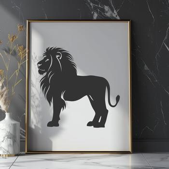 Standing Lion PNG