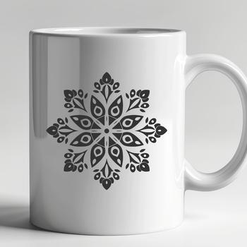 Artistic Snowflake - PNG Format