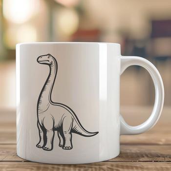 Beautiful Brachiosaurus - DXF Format