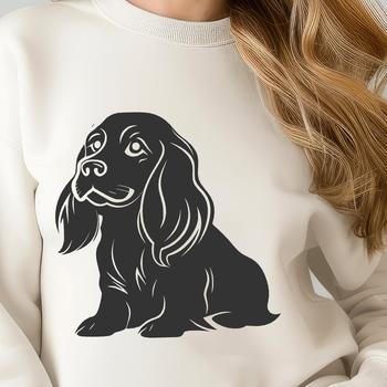 Free Cocker Spaniel - For Laser Cutter Project