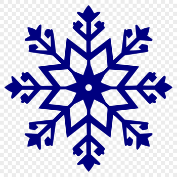 A delicate, six-pointed snowflake with intricate patterns and symmetrical design.