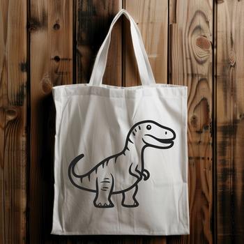 An SVG vector art illustration of a dinosaur for use in digital design.