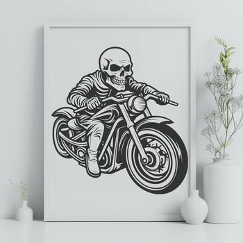 Stunning Motorbike In PDF & PNG