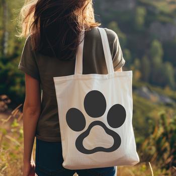 A set of animal paw prints designed as a vector graphic.