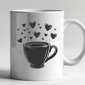 Mug In DXF Format - Free Commercial Use License