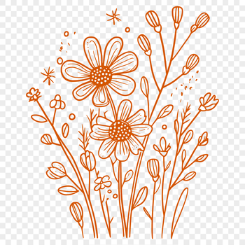 A realistic illustration of a wild flower in bloom, suitable for vector graphics.