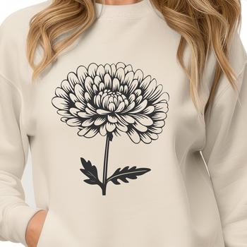 Beautiful Flower - Glowforge PNG