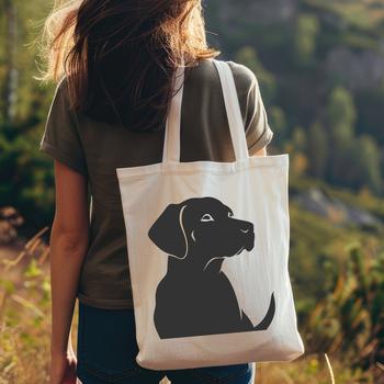 SVG clip art image of a friendly Labrador Retriever