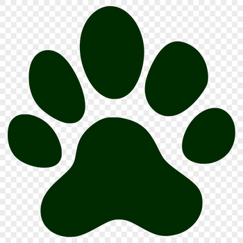 A set of adorable animal paw prints in vector format.