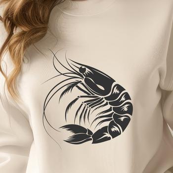 Beautiful Shrimp Vector Image