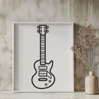 Creative Guitar Vector Illustration